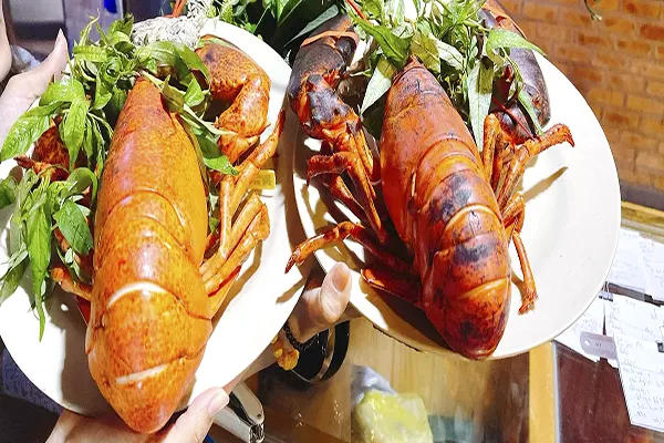 tiệc hải sản tại Đông Hà