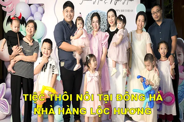 tiệc thôi nôi tại Đông Hà
