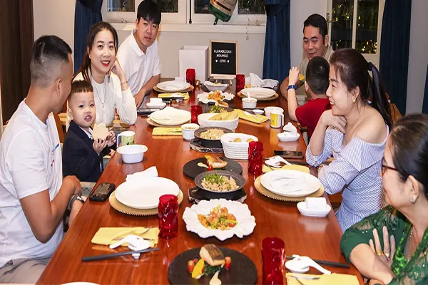 tổ chức tiệc gia đình tại Đông Hà